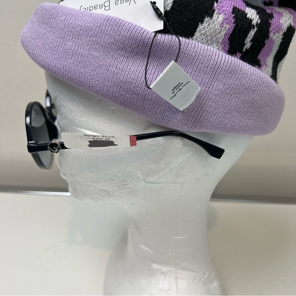 Fendi Dark Blue/Rim Cream Tinted Sunglasses - Picture 4 of 7